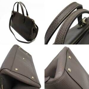 Gucci GG Gold Brown Interlocking Leather Bag Shoulder Handbag